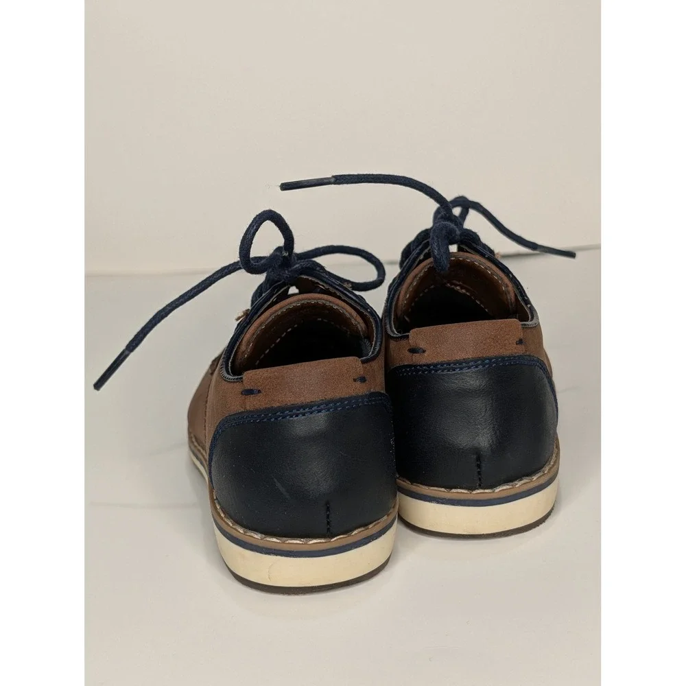 Oliver Mason Toddler Brown Oxford Dress Shoes | Size 9